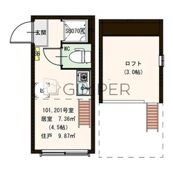 グランフィオーレ本町の物件間取画像